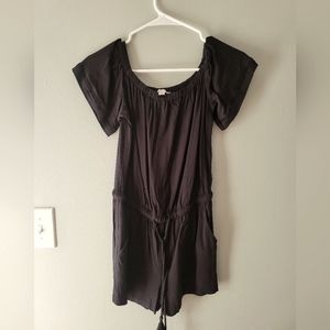 LOFT Black Romper